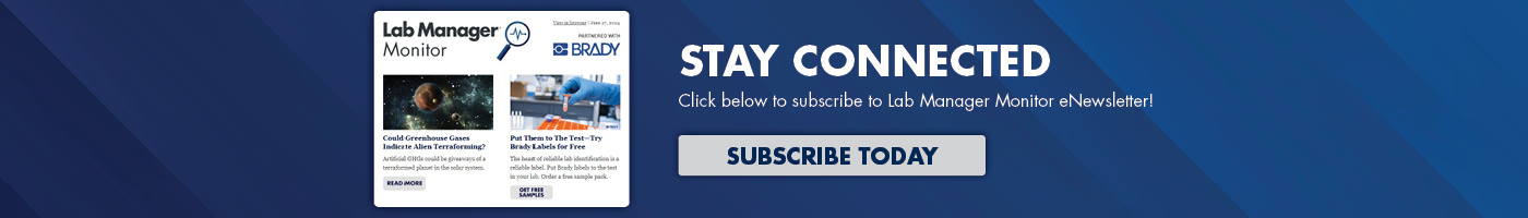 Lab Manager Stay Connected Subscribe Newsletter Banner