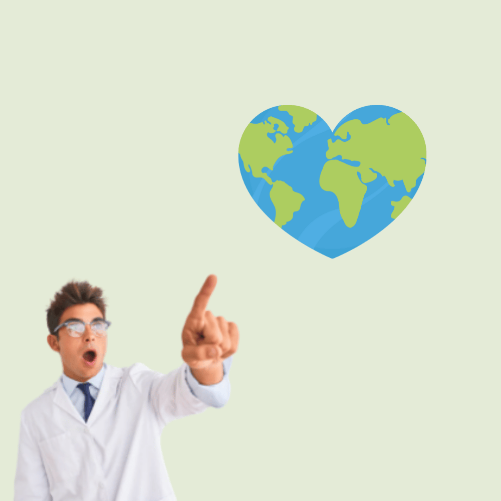 Pointing at the earth (LM)