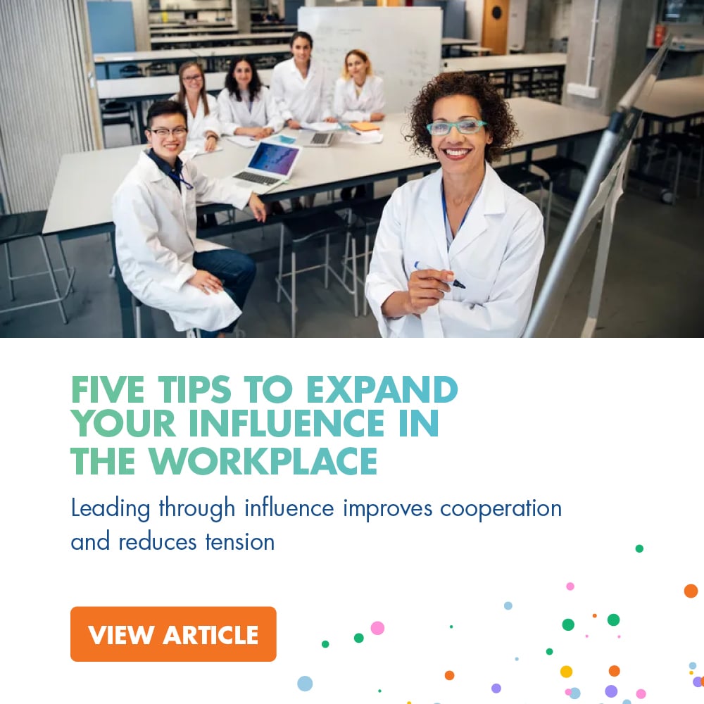 Five Tips to Expand Your Influence in the Workplace