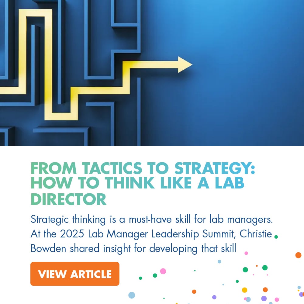 From Tactics to Strategy: How to Think Like a Lab Director